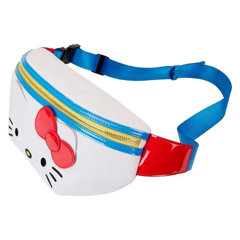 Loungefly Hello Kitty 50th Anniversary Classic Belt Bag white NWT in pkg - Picture 4 of 10